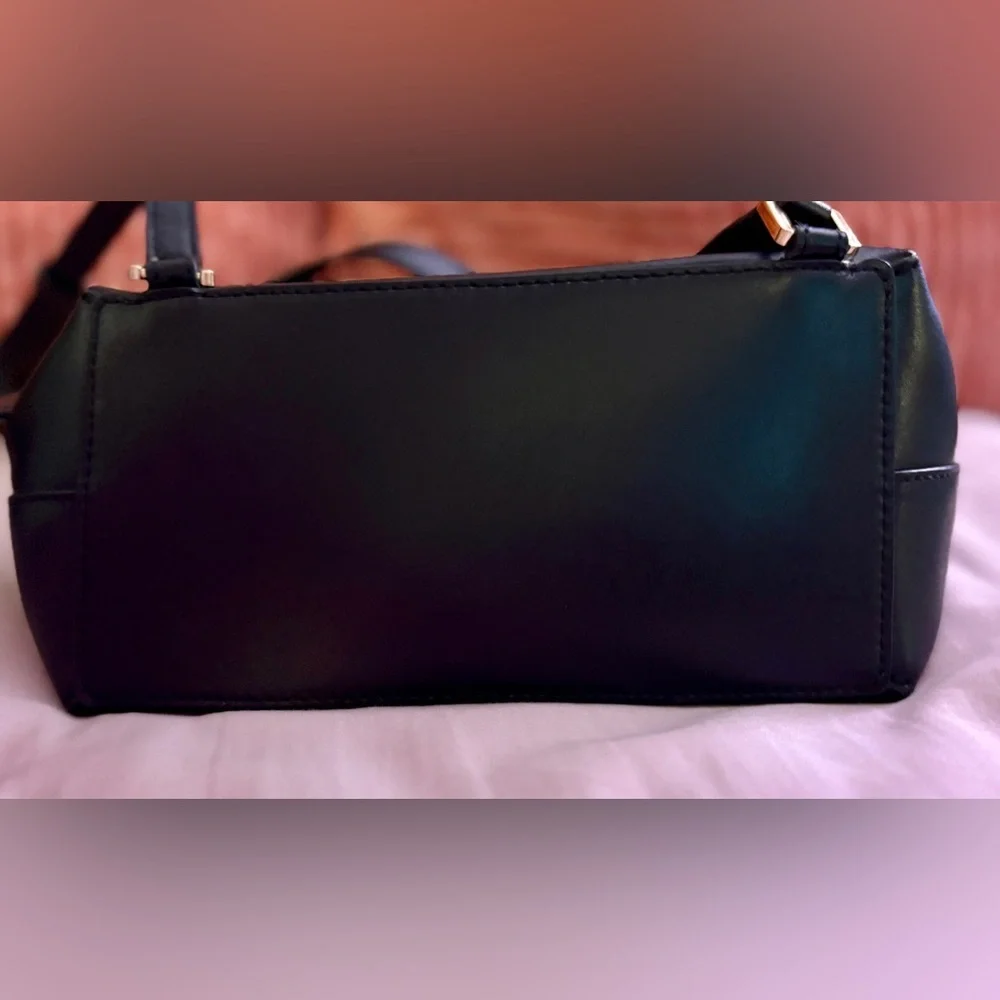 Michael Kors Black Leather Chain-Handle Shoulder Bag